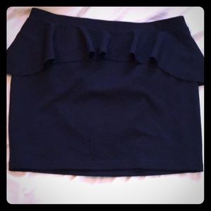 Peplum Miniskirt